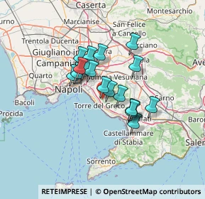 Mappa Via San Luigi Orione al Vesuvio, 80056 Ercolano NA, Italia (10.26222)