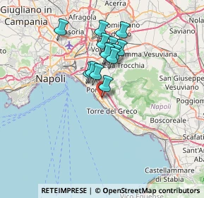 Mappa Vico Sacramento, 80056 Ercolano NA, Italia (5.83571)