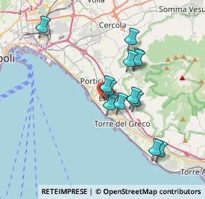 Mappa Vico Sacramento, 80056 Ercolano NA, Italia (3.32462)