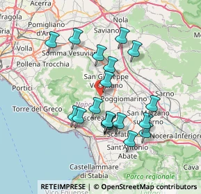 Mappa Via Parisi Superiore, 80040 Terzigno NA, Italia (7.10889)