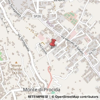 Mappa Via Caranfe, 10, 80070 Monte di Procida, Napoli (Campania)