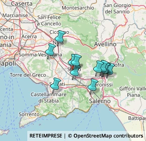 Mappa Via S. Valentino, 84087 Sarno SA, Italia (10.5775)