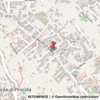 Mappa Via Cappella, 493, 80070 Monte di Procida, Napoli (Campania)