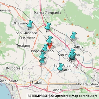 Mappa Via Ceraso, 80040 Poggiomarino NA, Italia (3.65)