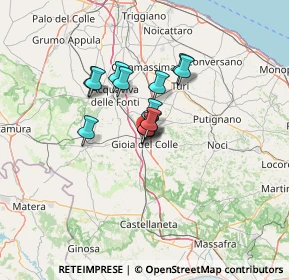 Mappa Via Giacomo Matteotti, 70023 Gioia del Colle BA, Italia (8.81231)