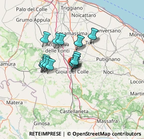 Mappa Via Giacomo Matteotti, 70023 Gioia del Colle BA, Italia (9.54556)
