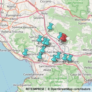 Mappa 80040 Poggiomarino NA, Italia (6.22333)