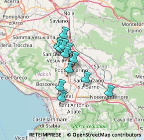 Mappa 80040 Poggiomarino NA, Italia (5.06769)