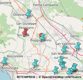 Mappa 80040 Poggiomarino NA, Italia (6.78357)