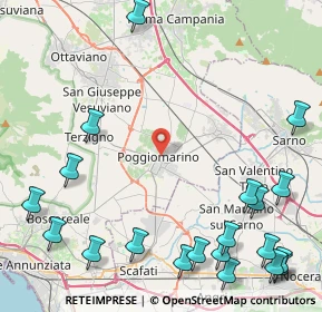 Mappa Via S. Gaspare Bertoni, 80040 Poggiomarino NA, Italia (6.802)