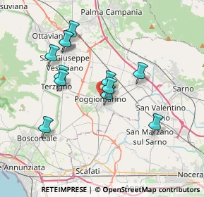 Mappa 80040 Poggiomarino NA, Italia (3.605)