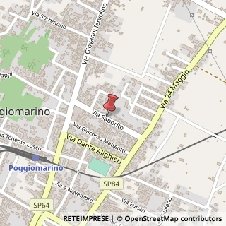 Mappa Via Saporito, 119, 80040 Poggiomarino, Napoli (Campania)