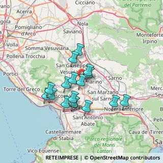Mappa Via Francesco Miranda, 80040 Poggiomarino NA, Italia (6.26118)
