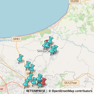 Mappa Via Silis, 07037 Sorso SS, Italia (5.43533)