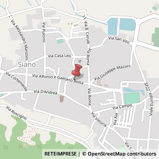 Mappa Via Botta, 44, 84088 Siano, Salerno (Campania)