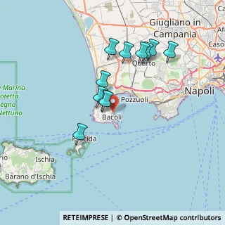 Mappa Via Roma, 80070 Bacoli NA, Italia (6.83545)