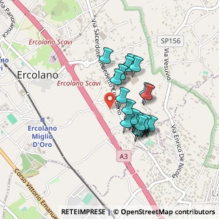 Mappa Traversa II Ferrara, 80056 Ercolano NA, Italia (0.3625)
