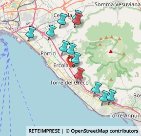 Mappa Traversa II Ferrara, 80056 Ercolano NA, Italia (3.88417)