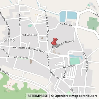 Mappa Via Giuseppe Mazzini, 7, 84088 Siano, Salerno (Campania)