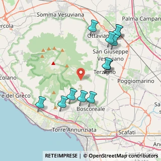 Mappa Via Vicinale Lavarella, 80040 Terzigno NA, Italia (4.3875)