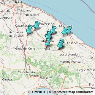 Mappa Zona H, 70015 Noci BA, Italia (10.0525)