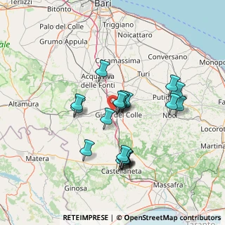 Mappa A14, 70023 Gioia del Colle BA, Italia (13.2655)