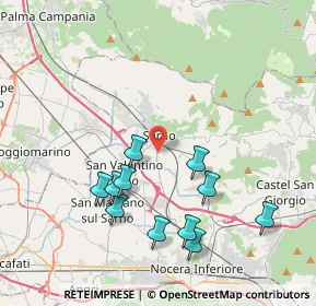 Mappa Via Masseria Monturiello, 84087 Sarno SA, Italia (4.28182)