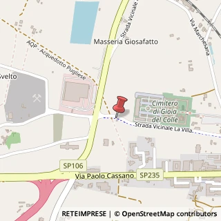 Mappa Via La Villa, 150, 70023 Gioia del Colle, Bari (Puglia)