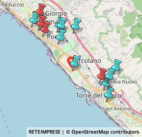 Mappa Traversa I Verzieri, 80056 Ercolano NA, Italia (2.36133)