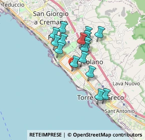 Mappa Traversa I Verzieri, 80056 Ercolano NA, Italia (1.48563)