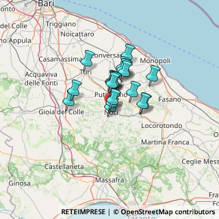 Mappa Ex Strada Statale per Putignano km 0, 70015 Noci BA, Italia (8.813)