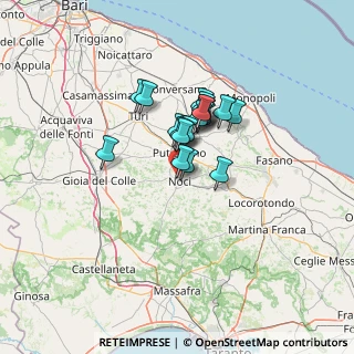 Mappa Ex Strada Statale per Putignano km 0, 70015 Noci BA, Italia (9.262)