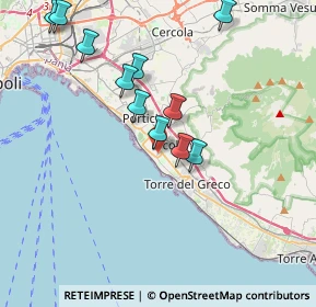 Mappa Via Plinio, 80056 Ercolano NA, Italia (4.02909)