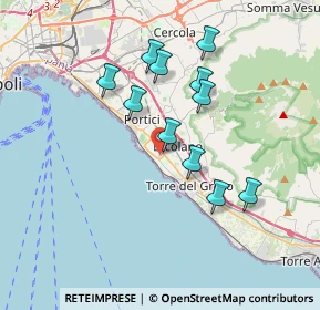 Mappa Via Plinio, 80056 Ercolano NA, Italia (3.42727)