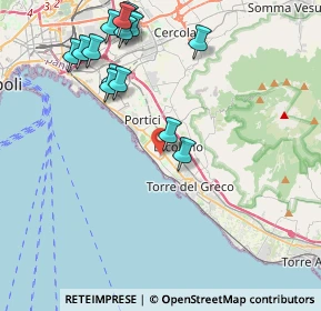 Mappa Via Plinio, 80056 Ercolano NA, Italia (4.95)