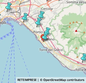 Mappa Via Plinio, 80056 Ercolano NA, Italia (6.02364)
