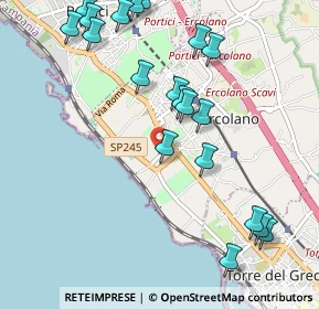 Mappa Via Plinio, 80056 Ercolano NA, Italia (1.2955)