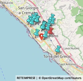 Mappa Via Plinio, 80056 Ercolano NA, Italia (1.38778)