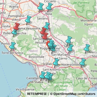 Mappa Via Arcivescovo Raffaele D'Ambrosio, 80040 Poggiomarino NA, Italia (9.5535)