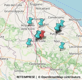 Mappa Strada Comunale Carraro del Votano dei Terzi, 70023 Gioia del Colle BA, Italia (10.25929)