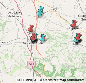 Mappa Strada Comunale Carraro del Votano dei Terzi, 70023 Gioia del Colle BA, Italia (8.5215)