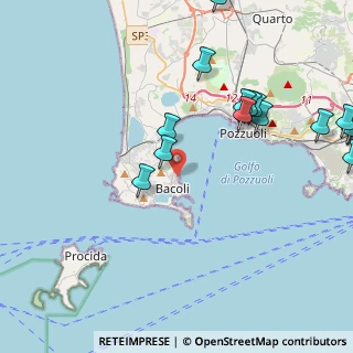 Mappa Via Privata Falci, 80070 Bacoli NA, Italia (5.84125)