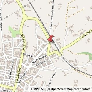 Mappa Via Stazione, 165/A, 70029 Santeramo in Colle, Bari (Puglia)
