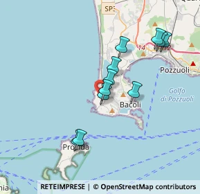 Mappa Via Filomarino III Traversa, 80070 Monte di Procida NA, Italia (3.46455)