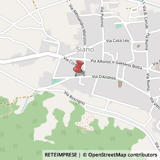 Mappa Via Santa Maria Delle Grazie, 35, 84088 Siano, Salerno (Campania)