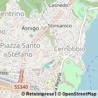 Hartă Cernobbio