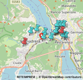 Mappa Via delle Rose, 23864 Malgrate LC, Italia (1.368)