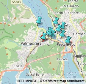 Mappa Via delle Rose, 23864 Malgrate LC, Italia (1.31545)