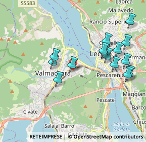 Mappa Via delle Rose, 23864 Malgrate LC, Italia (2.00333)