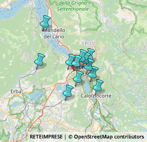 Mappa Via delle Rose, 23864 Malgrate LC, Italia (4.15167)